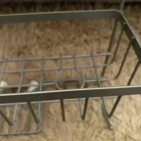 Hanging Shower Caddy with 2 Wall Clings - Picture 7 of 11